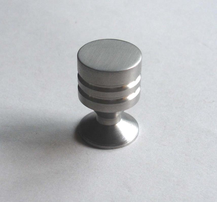 stainless steel fingergrip cylinder knob