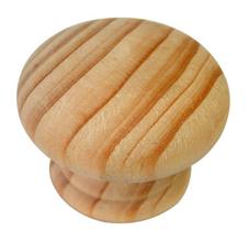 pine round wooden drawer knobs